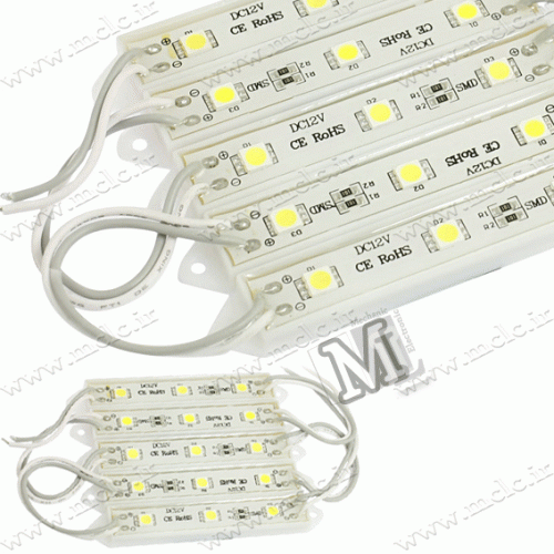 LED بلوکی 5050 | 5054 3LED سفید - ROHS درجه یک LED
